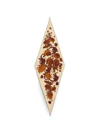 La Doublej Diamond Scarf In Brown