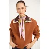 La Doublej Diamond Scarf In Pink