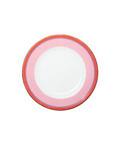 La Doublej Dinner Plates, Set Of 2 10" X 10" In Pink