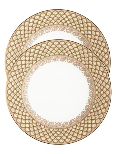 La Doublej Dinner Plates Set Of 2 In Brown