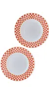 La Doublej Dinner Plates Set Of 2 Apollo In Apollo