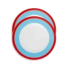 La Doublej Dinner Plates Set Of 2 In Rainbow Azure