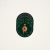 La Doublej Disk Coasters Set Of 4 In Green