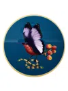 La Doublej Disk Placemat In Blue