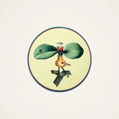 La Doublej Disk Placemat In Green