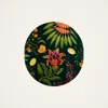 La Doublej Disk Placemats Set Of 2 In Green