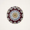 La Doublej Disk Placemats Set Of 2 In Burgundy