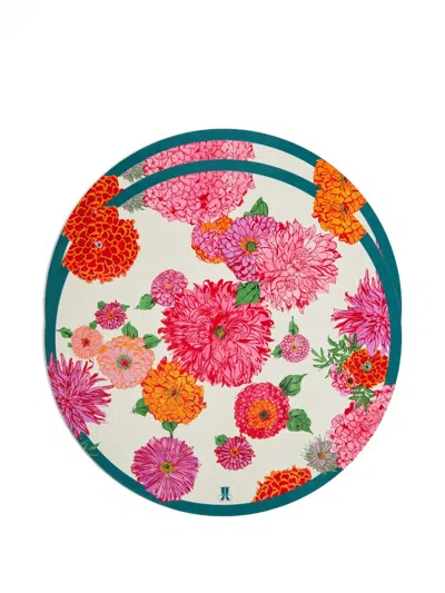 La Doublej Disk Placemats Set Of 2 In Multi