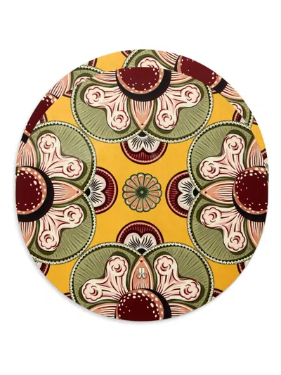 La Doublej Disk Placemats Set Of 2 In Orange
