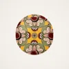 La Doublej Disk Placemats Set Of 2 In Yellow