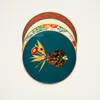 La Doublej Disk Coasters Set Of 4