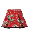 La Doublej Dolce Vida Floral-jacquard Skirt In Multi