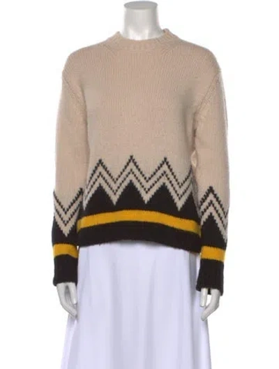 Pre-owned La Doublej Dolomite Printed Sweater In Neutral