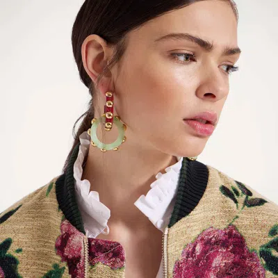 LA DOUBLEJ DOUBLE HOOP EARRINGS