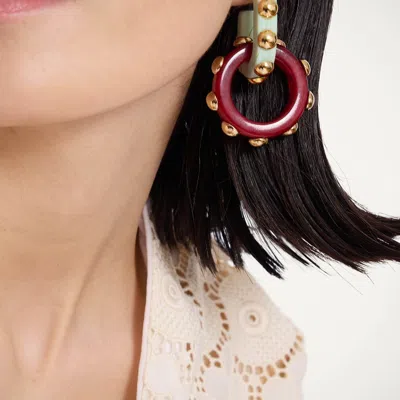 LA DOUBLEJ DOUBLE HOOP EARRINGS