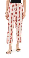La Doublej Drawstring Pants In Mini Iris