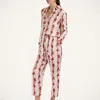 La Doublej Drawstring Pants In Mini Iris Dark Orange
