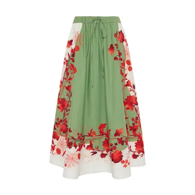 LA DOUBLEJ DRAWSTRING SKIRT