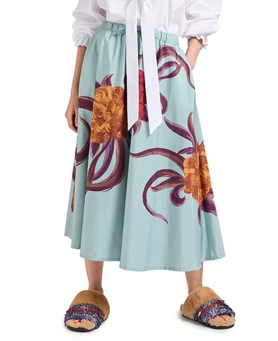 LA DOUBLEJ LA DOUBLEJ DRAWSTRING SKIRT