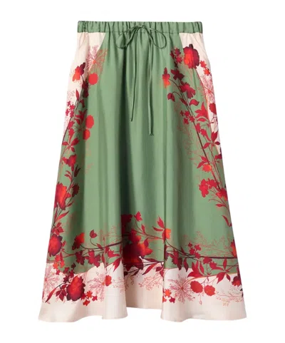 LA DOUBLEJ DRAWSTRING SKIRT