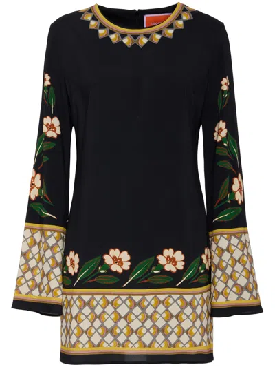 LA DOUBLEJ MINI SUPREMES SWING DRESS (PLACÉE),DRE0619.VIS001DAZ01 BL01 DAZED PLACÉE