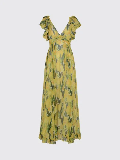 LA DOUBLEJ DRESS LA DOUBLEJ WOMAN COLOR YELLOW,H77264003