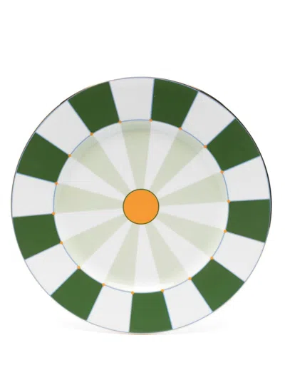 La Doublej Duomo Porcelain Plate (31cm) In Green