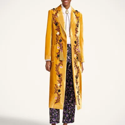 La Doublej Duster Coat In Yellow
