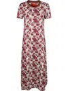La Doublej Eclipse Cotton Maxi Dress In Red