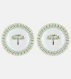 La Doublej Eden Set Of 2 Porcelain Soup Plates
