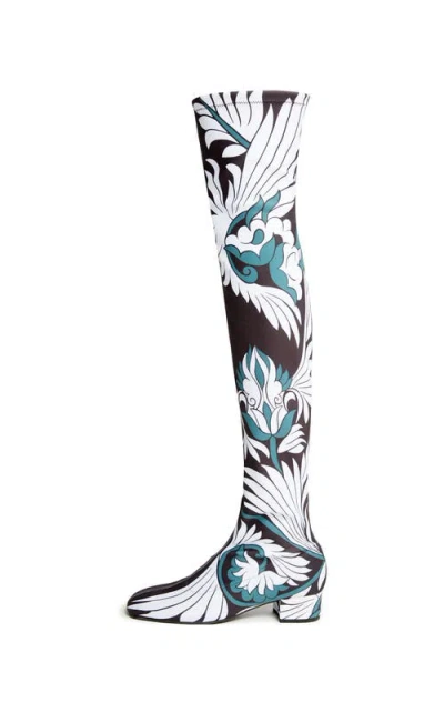 La Doublej Edie High Boots Mix Tiles Ottanio