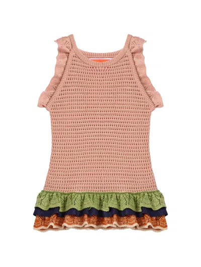 La Doublej Eight Counts Crop Top In Pink