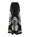 La Doublej La Double J Ladies Twill Silk Palazzo Pants In Multi