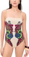La Doublej Elle Swimsuit In Lemuria Placee In Multi