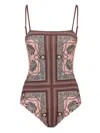 La Doublej La Double J Elle Swimsuit (placée) In Pink