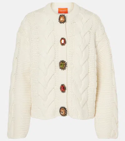 La Doublej Embellished Cardigan In Multicoloured