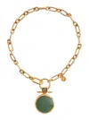 La Doublej Chain Round-pendant Necklace In Gold