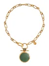 La Doublej Chain Round-pendant Necklace In Gold