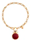 La Doublej Energy Necklace In Red