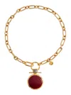 La Doublej Energy Necklace In Red