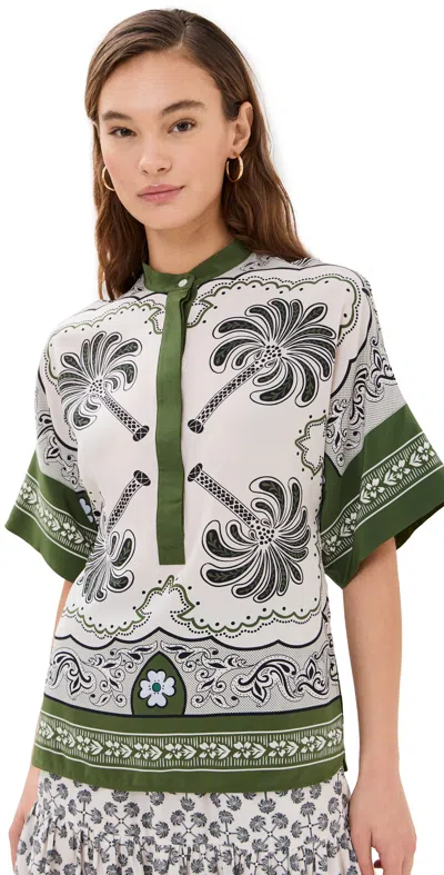 LA DOUBLEJ ESTELLE BLOUSE MIRAGE PLACEE