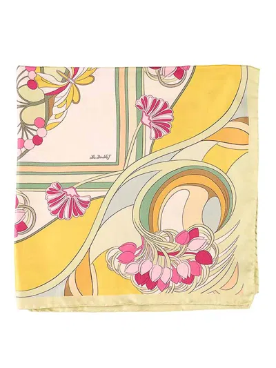 La Doublej Reversible Foulard In Yellow