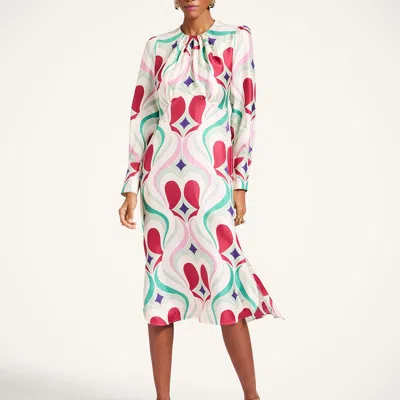 La Doublej Eve Midi Dress In White