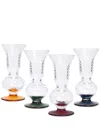 La Doublej Sippers Set Of 4 In White