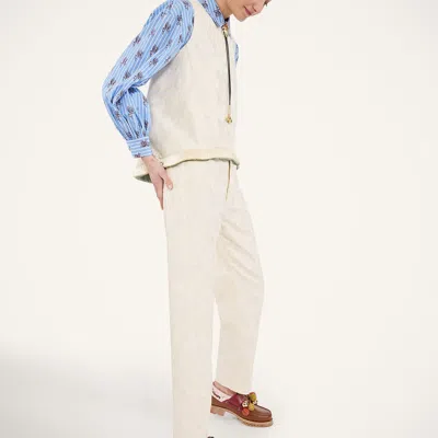 La Doublej Fancy Pants In White