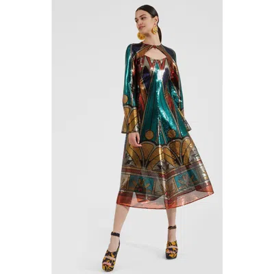 La Doublej Farfalla Dress In Green
