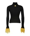 La Doublej High Kick Top In Black