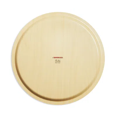 La Doublej Feria Round Printed Tray In Midn Blue