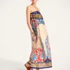 La Doublej Geometric-pattern Midi Dress In Multi