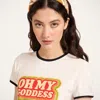 La Doublej Flat Headband In White